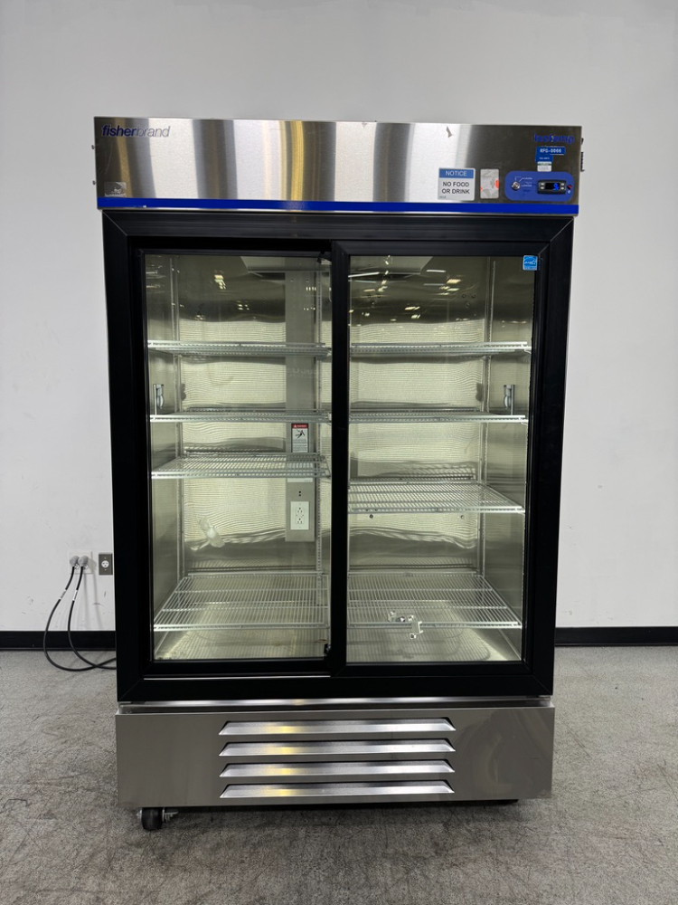 Image of Fisherbrand Glass Doubledoor Refrigerator